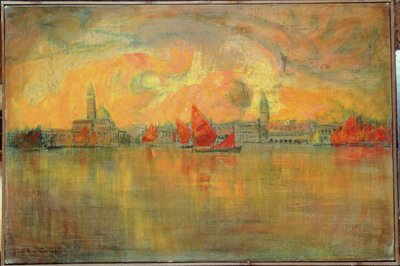 View of Venice from the Sea, 1896 by Charles Cottet